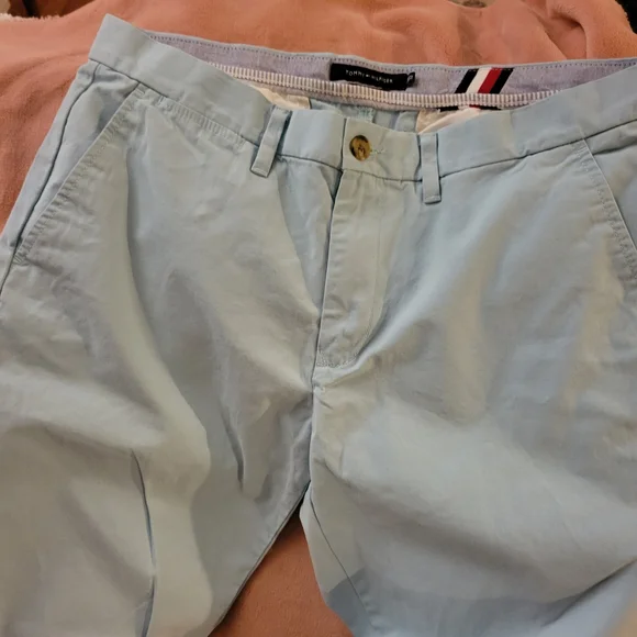 Tommy Hilfiger Sky Blue Men's Chinos - Picture 2 of 4